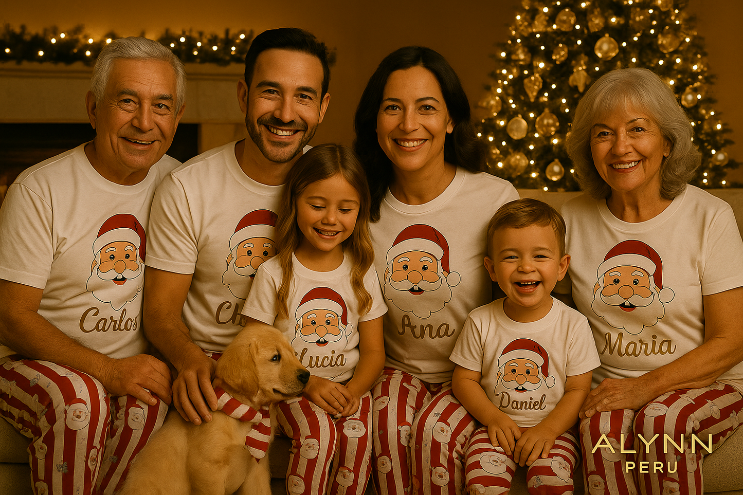 Pijama Stripes Claus