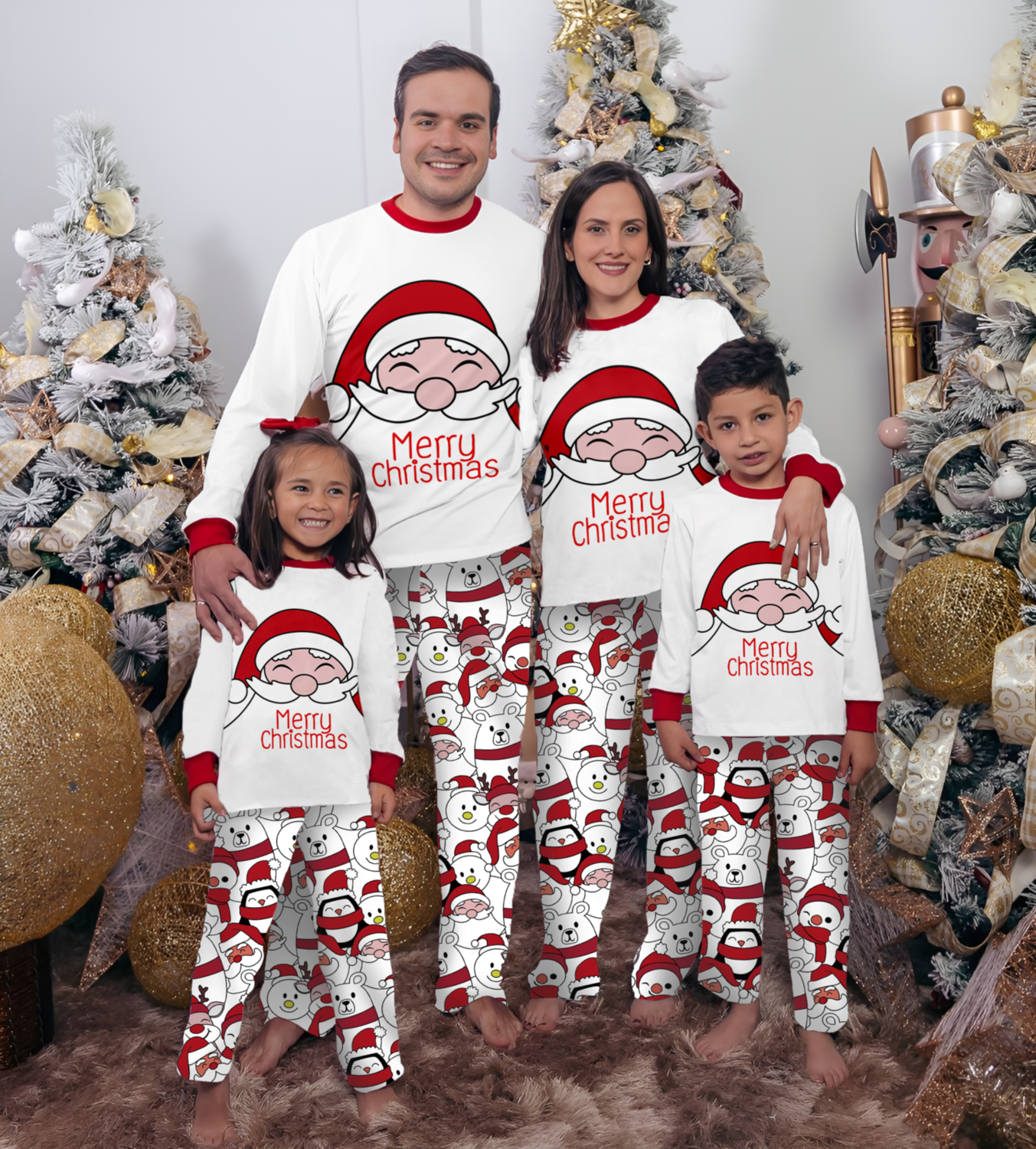 Pijama White Santa
